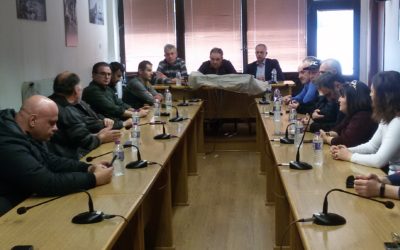 Επίσκεψη του Πάνου Ρήγα στα γραφεία του ΣΠΑΡΤΑΚΟΥ