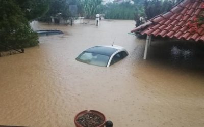 Θεομηνία στην Εύβοια